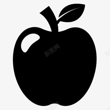 苹果水果健康象征图标图标