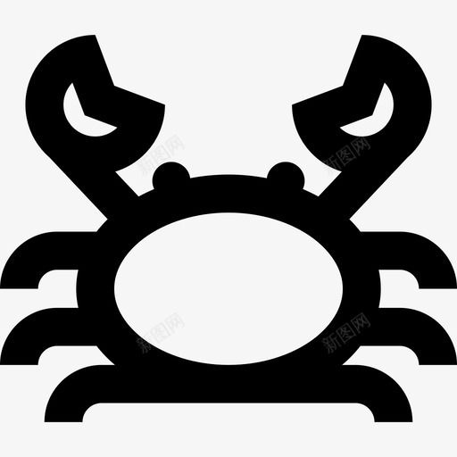 螃蟹食物套装4直系图标svg_新图网 https://ixintu.com 直系 螃蟹 食物套装4