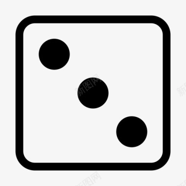 骰子立方体赌博图标图标