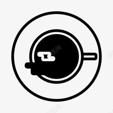 热咖啡休息杯子图标图标