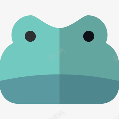 青蛙动物11扁平图标图标