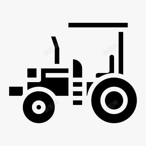 拖拉机农场农业图标svg_新图网 https://ixintu.com 农业 农场 拖拉机 运输 运输成套设备