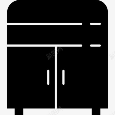橱柜家具4实心图标图标