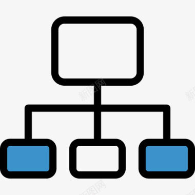 网络业务集2蓝色图标图标