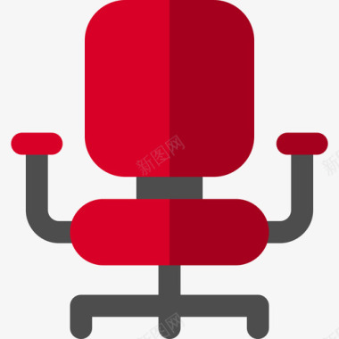 办公椅家具12扁平图标图标
