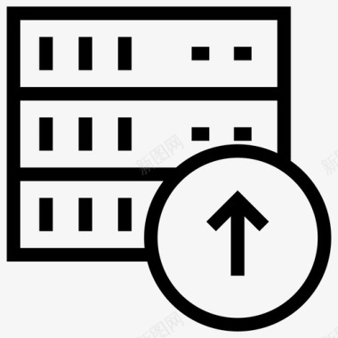 服务器上传数据库主框架图标图标