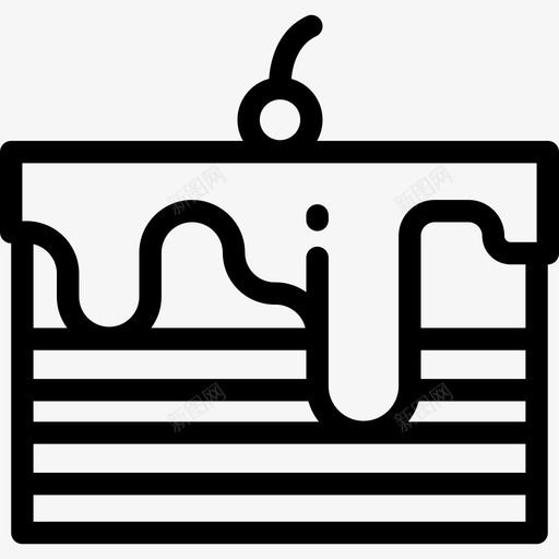 蛋糕感恩节4直系图标svg_新图网 https://ixintu.com 感恩节4 直系 蛋糕