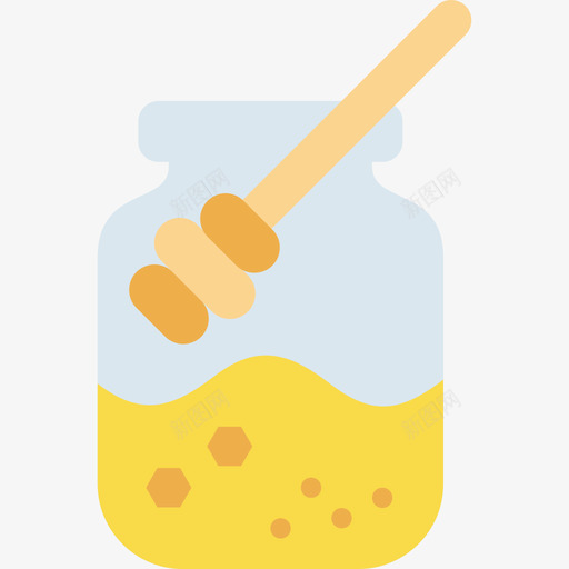 蜂蜜美食套餐平板图标svg_新图网 https://ixintu.com 平板 美食套餐 蜂蜜