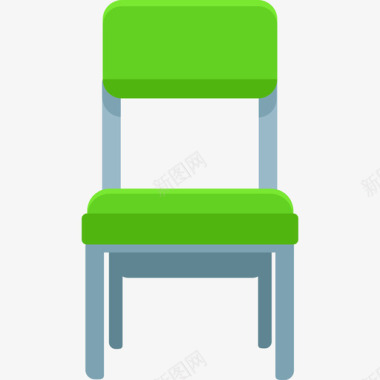 椅子家用电器3扁平图标图标