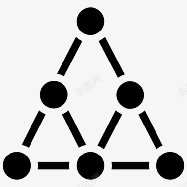 层次结构团队建设团队结构图标图标