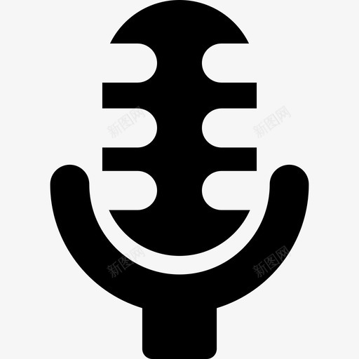 麦克风技术网络导航图标svg_新图网 https://ixintu.com 技术 网络导航图标 麦克风