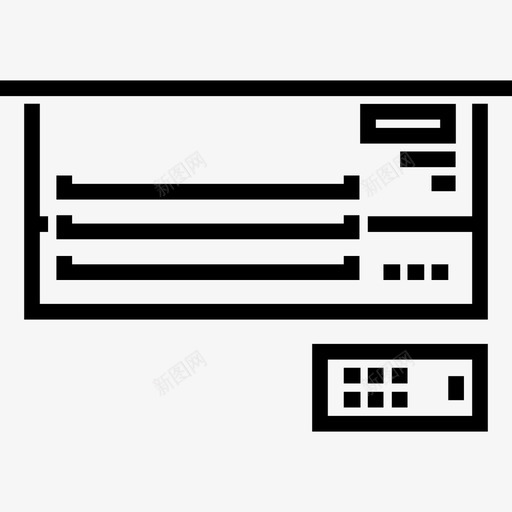 空调真实状态线性图标svg_新图网 https://ixintu.com 真实状态 空调 线性