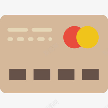 信用卡商务托收3扁平图标图标