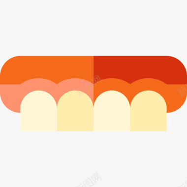 牙齿医院元素扁平图标图标