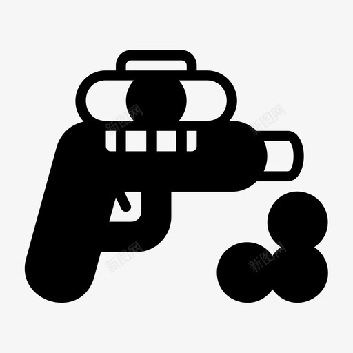 水枪孩子游戏图标svg_新图网 https://ixintu.com 孩子 水枪 游戏 玩具