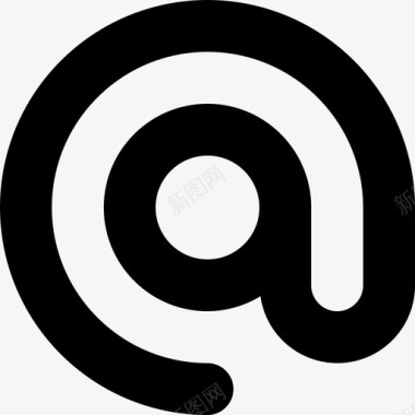 电子邮件地址atat符号图标图标
