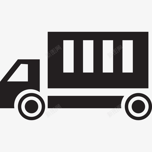 卡车运输购物收集图标svg_新图网 https://ixintu.com 卡车 购物收集 运输