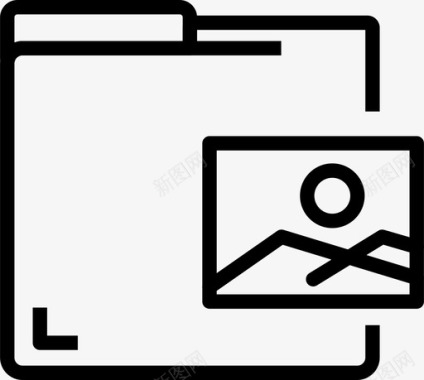 文件夹和文档数据图像图标图标
