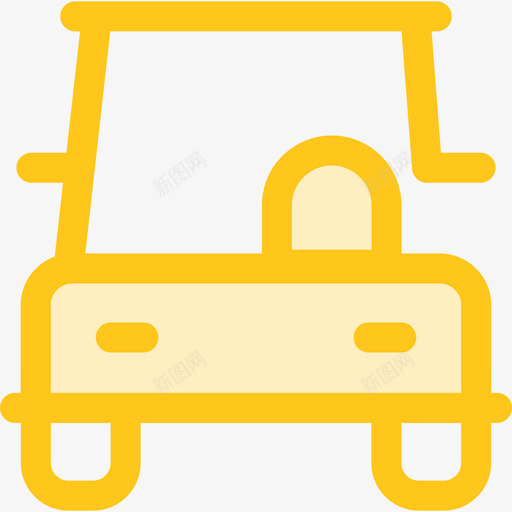 轿车运输10黄色图标svg_新图网 https://ixintu.com 轿车 运输10 黄色