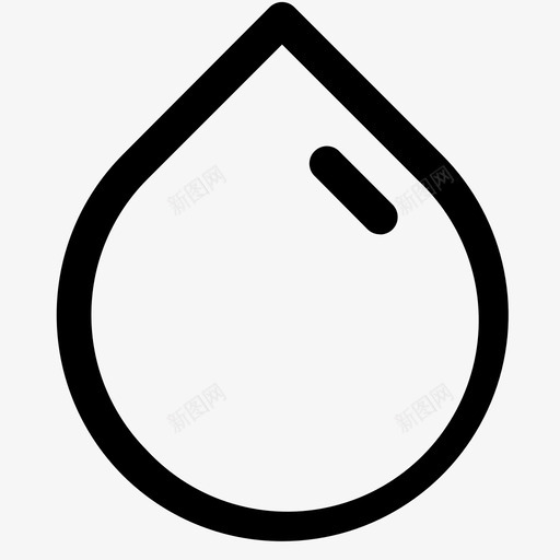 水湿度自然图标svg_新图网 https://ixintu.com 天气 水 湿度 自然 雨水