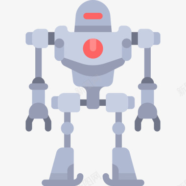 机器人游戏3扁平图标图标