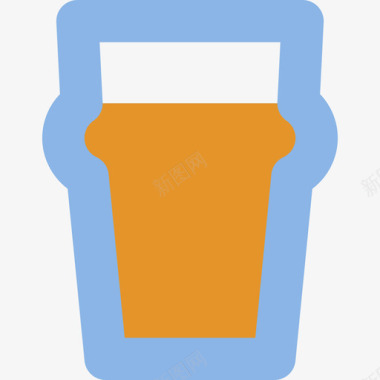 啤酒烧烤元素淡啤酒图标图标