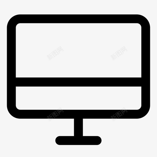 电脑台式机mac图标svg_新图网 https://ixintu.com mac 台式机 屏幕 显示器 电脑