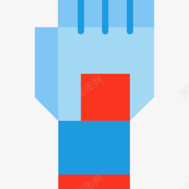 手套运动型11扁平图标图标