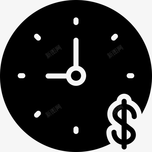 时间就是金钱商业化充实图标svg_新图网 https://ixintu.com 充实 商业化 时间就是金钱