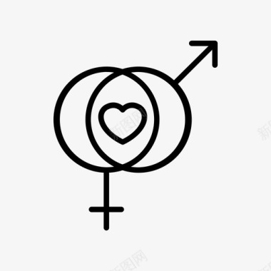 性象征夫妻女性图标图标