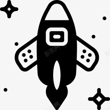 火箭太空15号加油图标图标