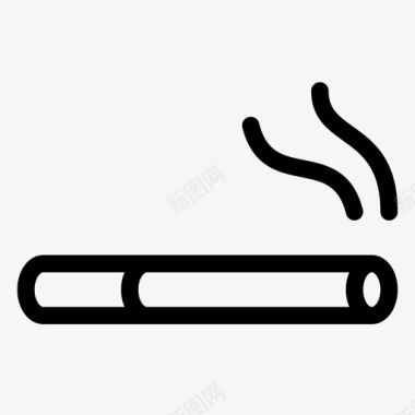 香烟尼古丁烟图标图标