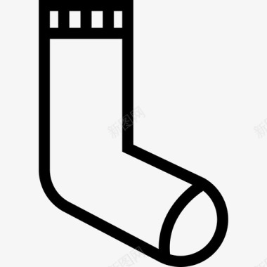 袜子衣服8直线型图标图标