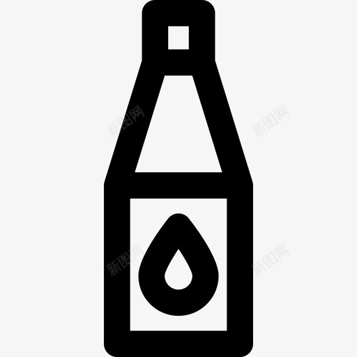 水瓶食品2线性图标svg_新图网 https://ixintu.com 水瓶 线性 食品2