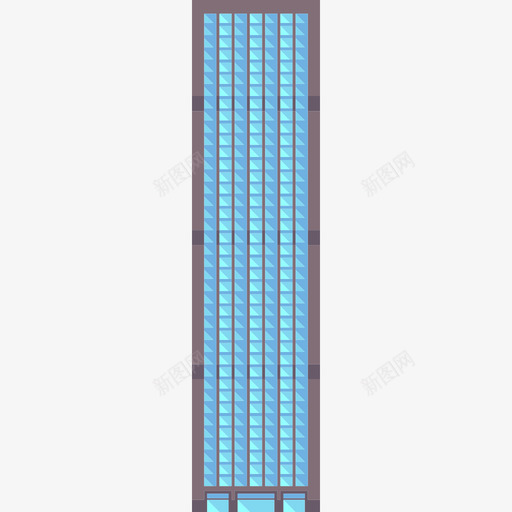 摩天大楼城市元素集合公寓图标svg_新图网 https://ixintu.com 公寓 城市元素集合 摩天大楼