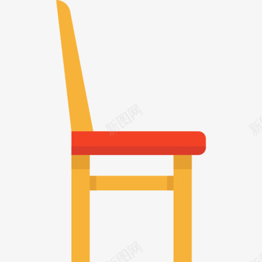 椅子家具平色图标图标