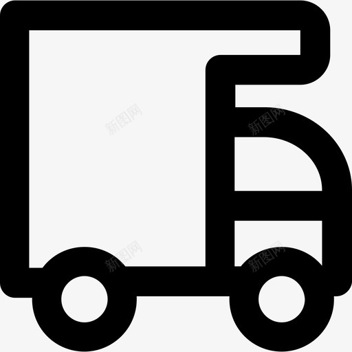 卡车运输元件粗体圆形图标svg_新图网 https://ixintu.com 卡车 粗体圆形 运输元件