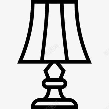 灯具家用线性图标图标