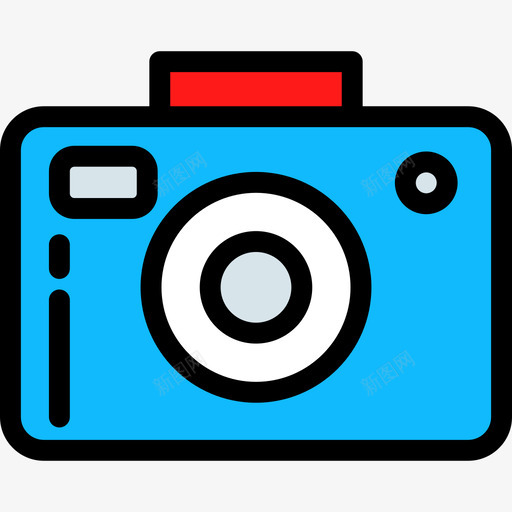 照相摄像机工具13图标svg_新图网 https://ixintu.com 摄像机 照相 线颜色 设计工具13