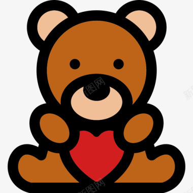 泰迪熊情人节其他图标图标