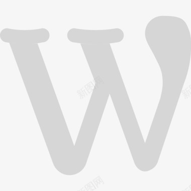 Wordpress社交媒体2扁平图标图标