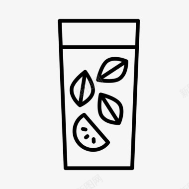 冰茶咖啡杯子图标图标