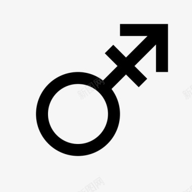 变性平等女性图标图标