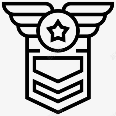 徽章军队标签图标图标