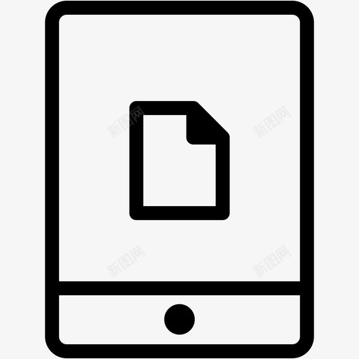 文件设备显示器图标svg_新图网 https://ixintu.com ipad 平板电脑 平板电脑卷1 技术 文件 显示器 设备