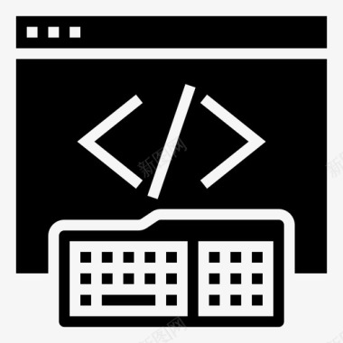 代码应用程序键盘图标图标