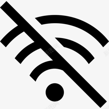 Wifi智能手机基本配置线性图标图标
