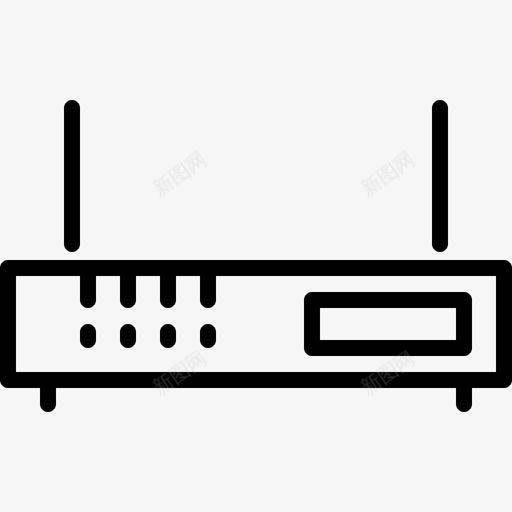 Wifi商务元素集合2线性图标svg_新图网 https://ixintu.com Wifi 商务元素集合2 线性