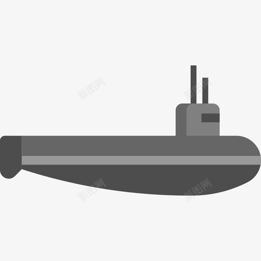 潜艇武器2扁平图标svg_新图网 https://ixintu.com 扁平 武器2 潜艇
