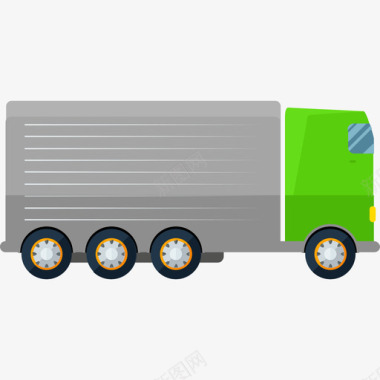 卡车运输3平车图标图标